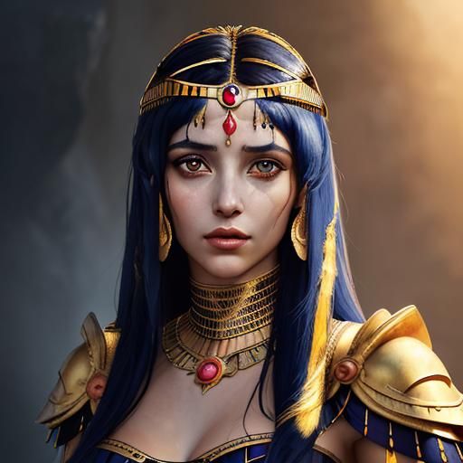 Cleopatra's Roman Dream: Hyperrealistic Concept Art