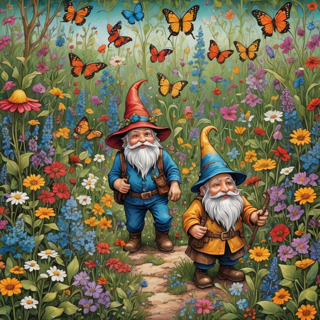 Gnome's Garden Walk: A Whimsical Adventure
