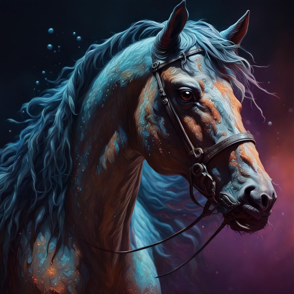 Hyperrealistic Nightmare Creature in Dramatic Lighting