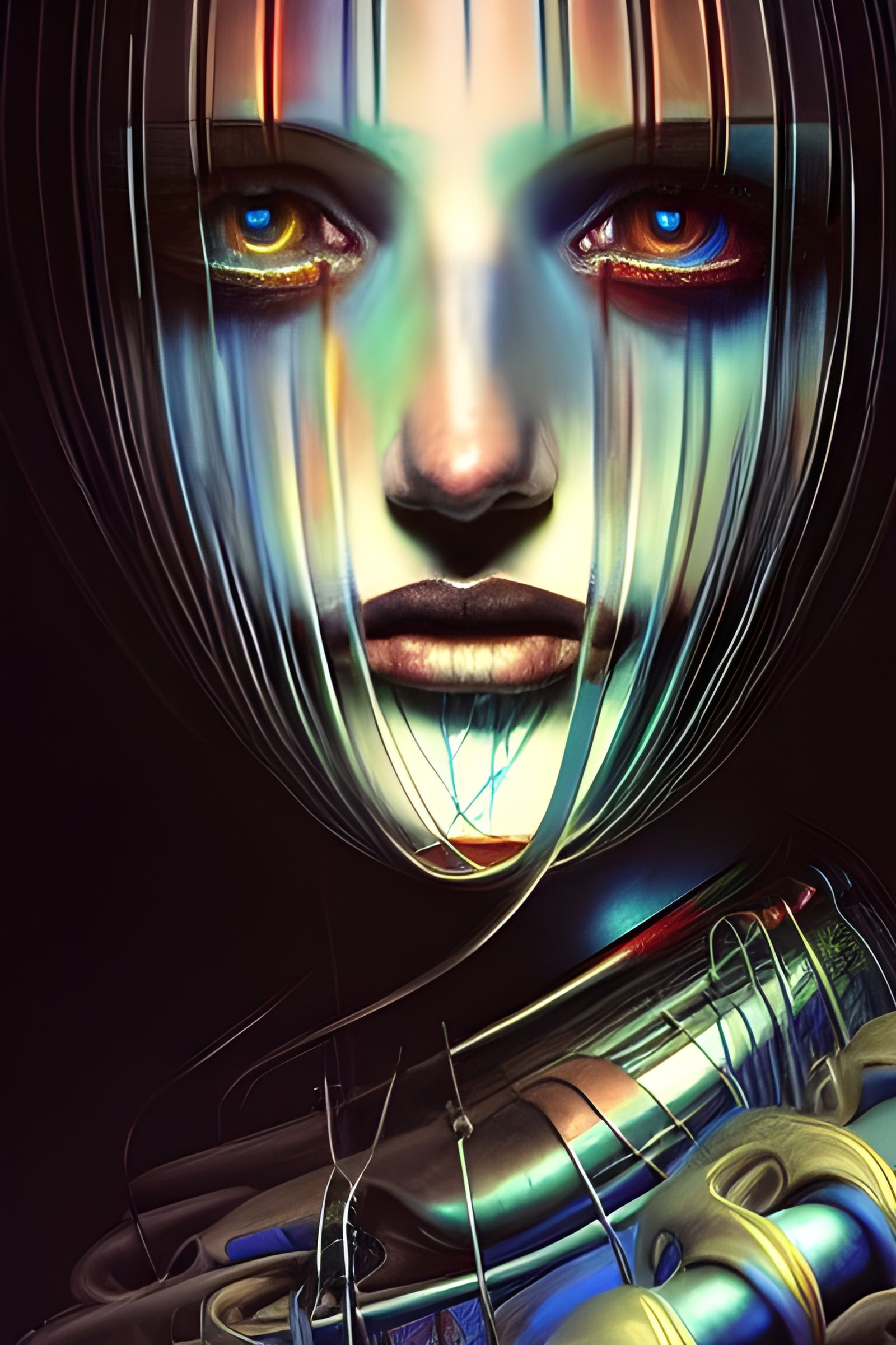 AI Oracle in Photorealistic Digital Art Style