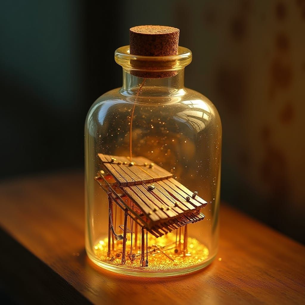 xylophone in a bottle
