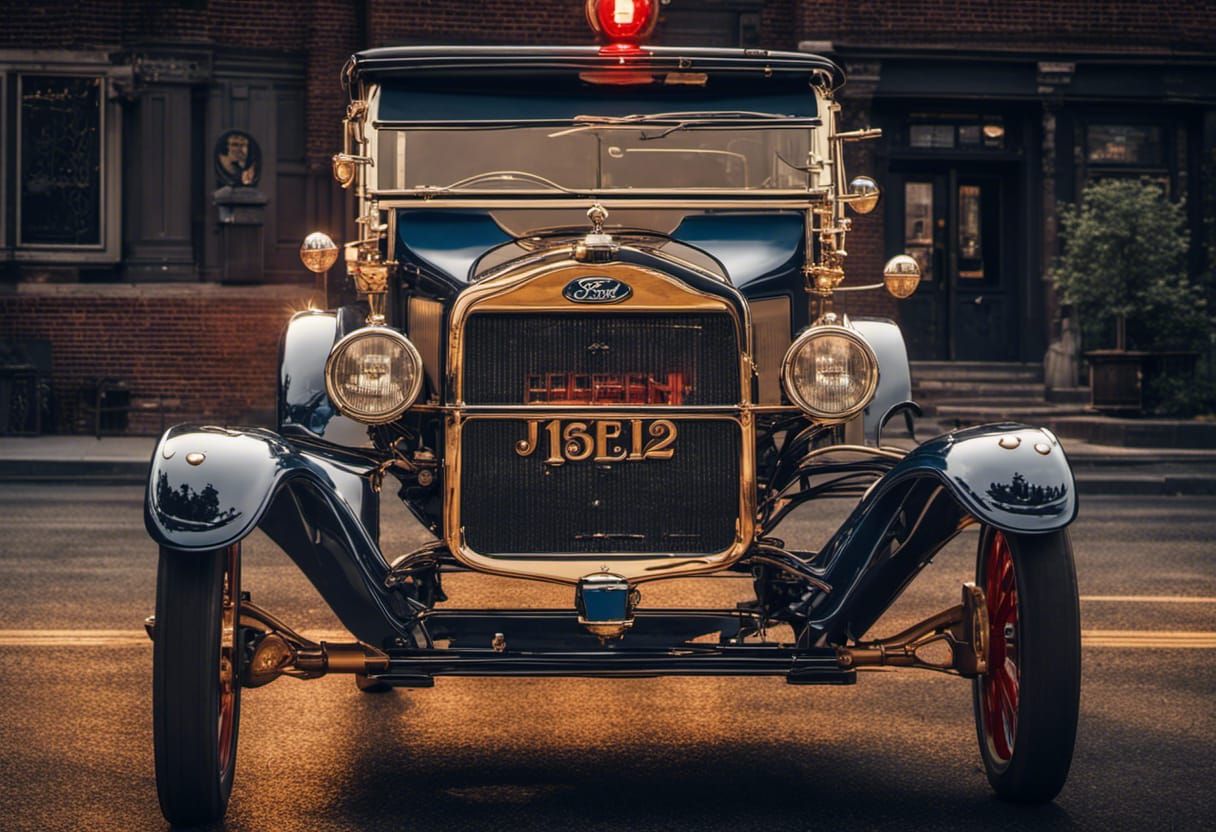 1912 Ford Model T Police Paddy Wagon