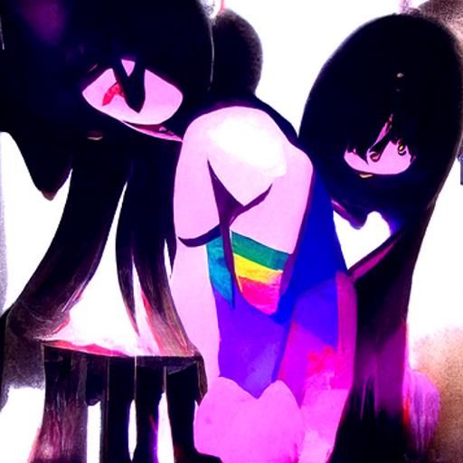 Anime Style Gay Couple Illustration