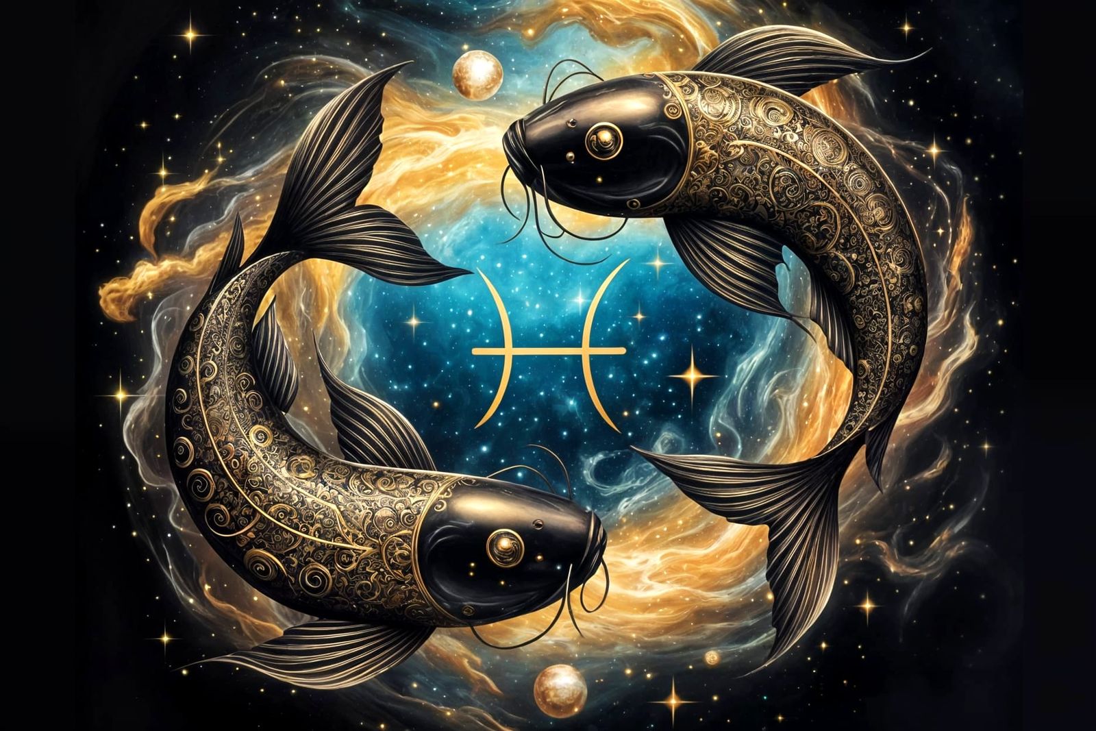 Celestial Pisces: The Cosmic Dance