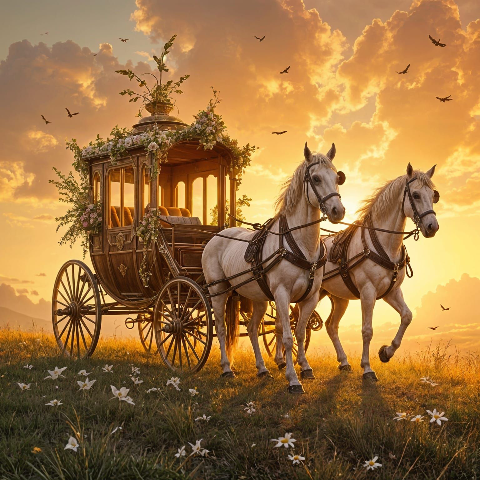 Classic Horse-Drawn Carriage