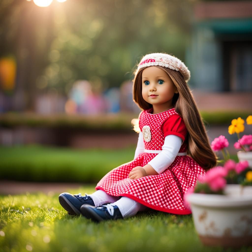 Portrait of an American Girl in Natural Light