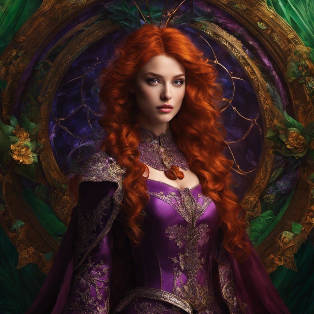 Invisible Rouge in Purple Cloak: D&D Fantasy Art