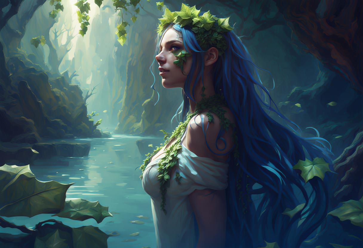 Ivy Nymph: Dynamic Lighting Concept Art