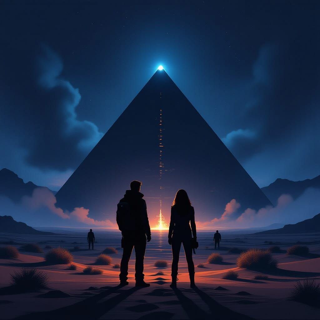 Kurtis McBride and Ally Wolford Stand Back to Back at the 7t...