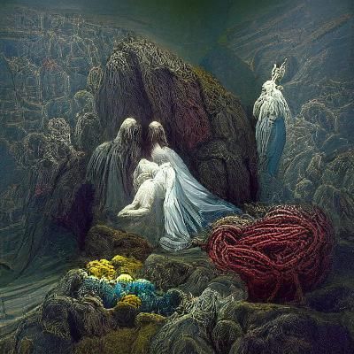 Allegory of Truth as Synthesis, in Doré Style