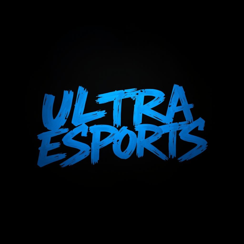 Bold, Hand-Drawn Graffiti Letters in Dark Blue Spell Out ULT...