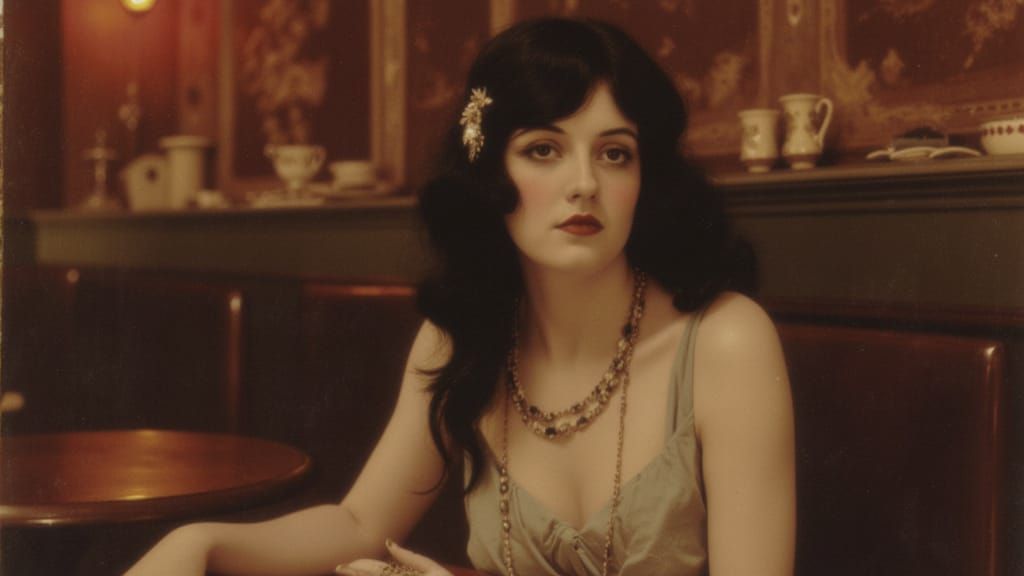 Elegant 1920s Portrait of a French Woman