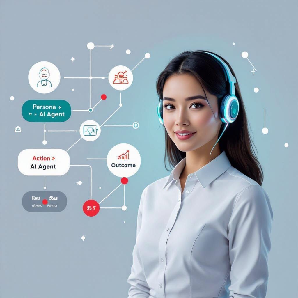 Futuristic AI Assistant MIA in Tech Presentation