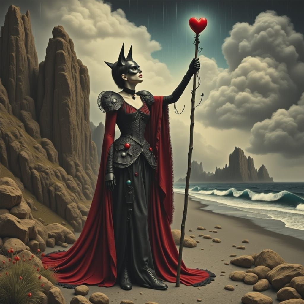 Fae Queen Raising the Dead in Rain