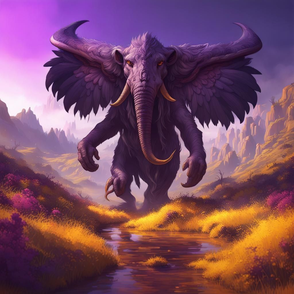 Wildlife in Dark Fantasy Style, Hyperdetailed 8k Art
