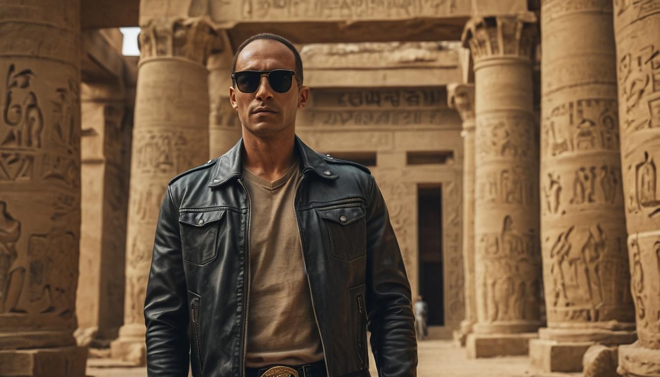 Ramesses II in Modern Fashion, Cinematic Still