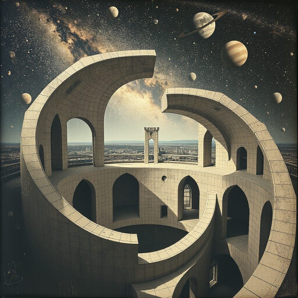 Surreal Escher-Inspired Architecture Defies Geometry