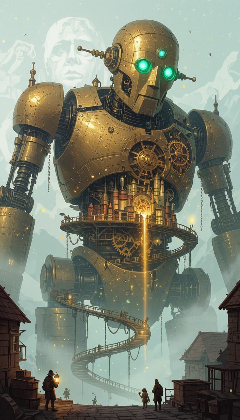 Mountain Automaton City: Steampunk Valley