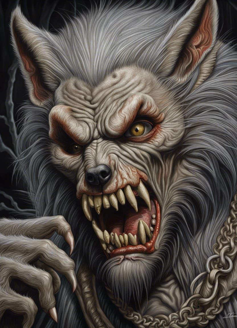 werewolf face