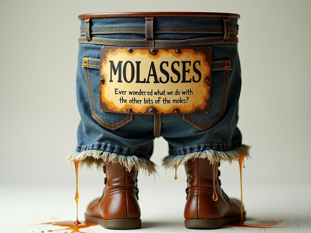 Rustic Molasses Tin Can Art
