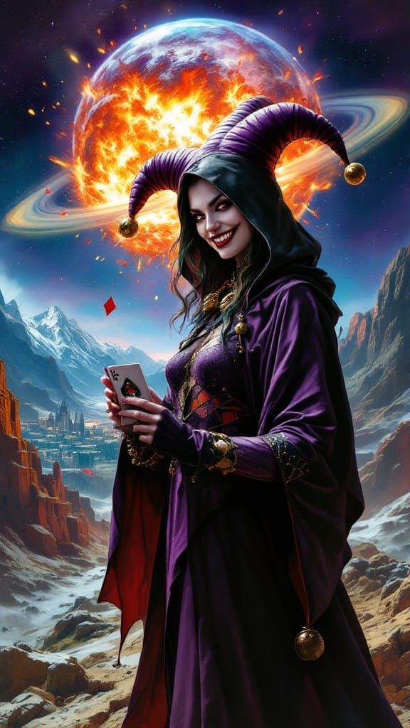 Jester's Cosmic Chaos in Ultra HD