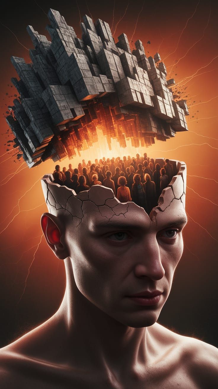 Surreal Mindscape: Architecture of Memories in Digital Art