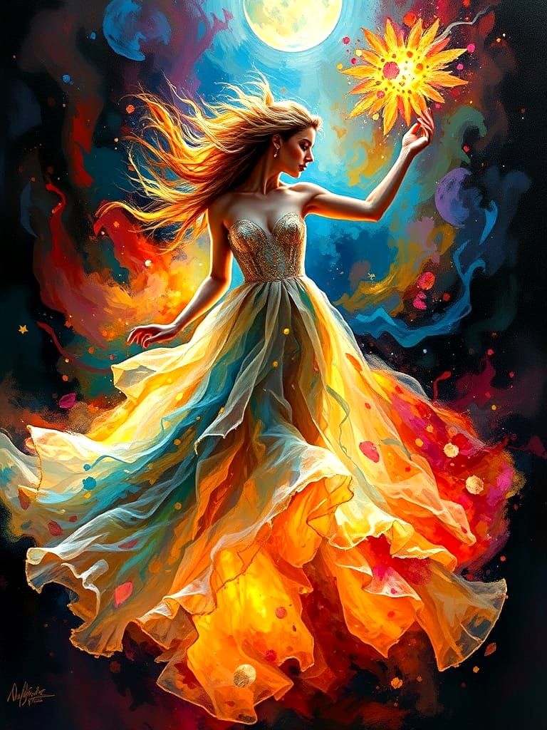 Baroque Drama in Vibrant Oil