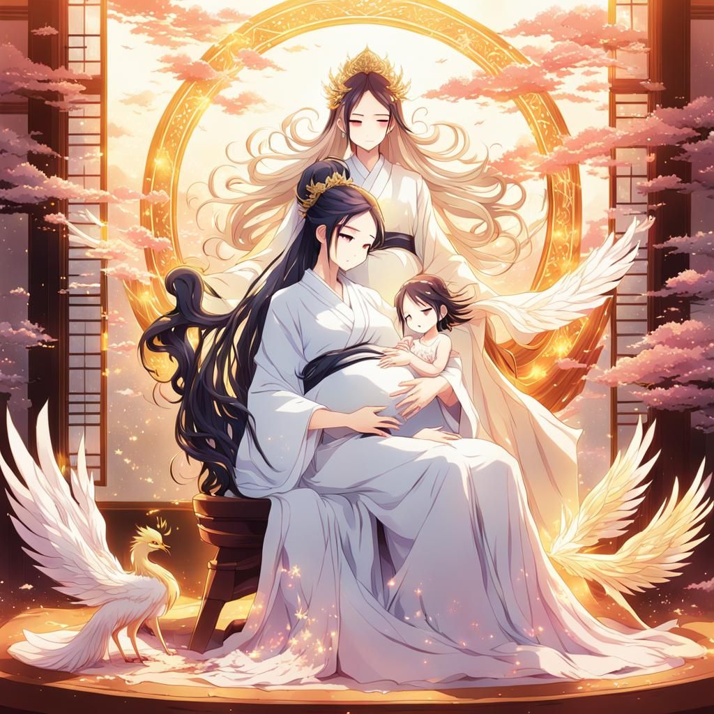 Anime Empress Receives Pedicure as Phoenix Rises