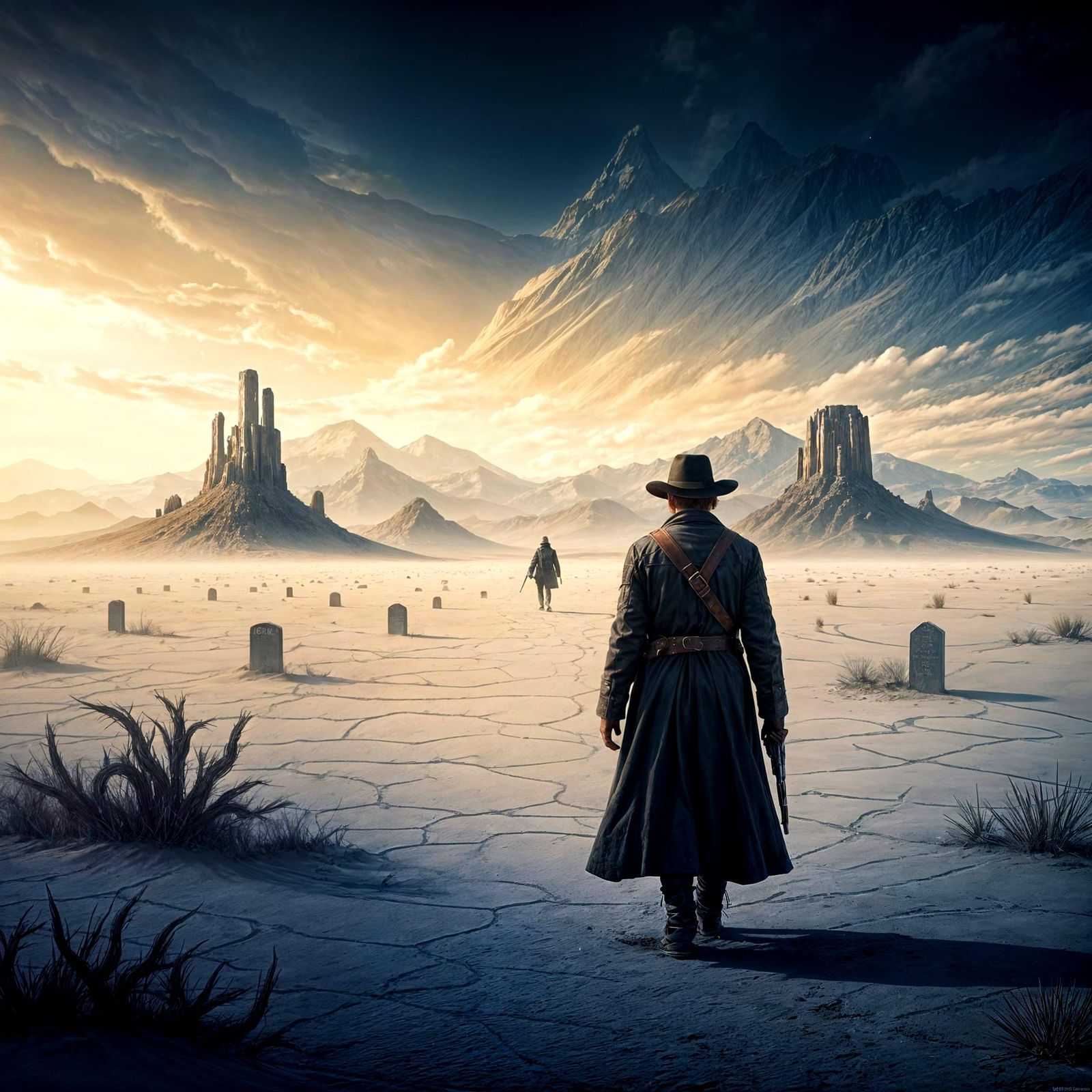 The man in black fled across the desert