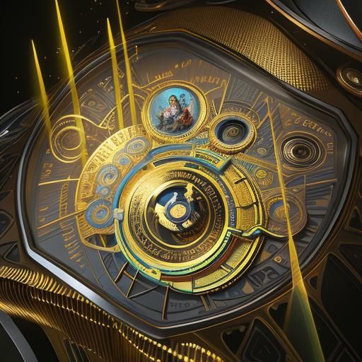 Hyperdetailed Engine Splash Screen in Synthwave Style