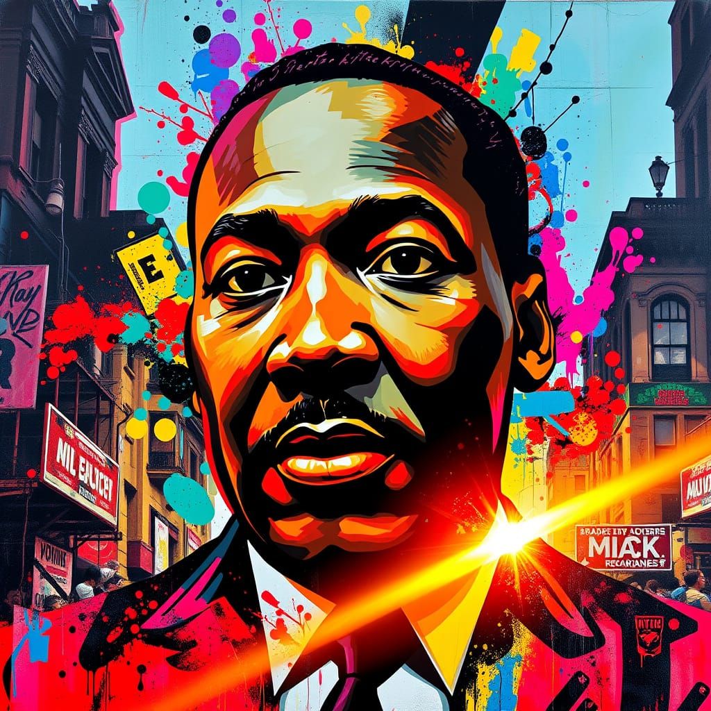 Hope and Resilience in Vibrant Graffiti Art