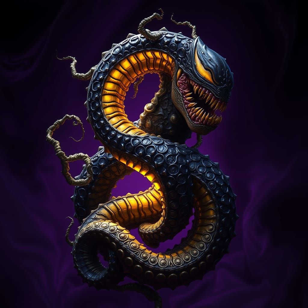 Grotesque Venom Entity Born from the Number 8