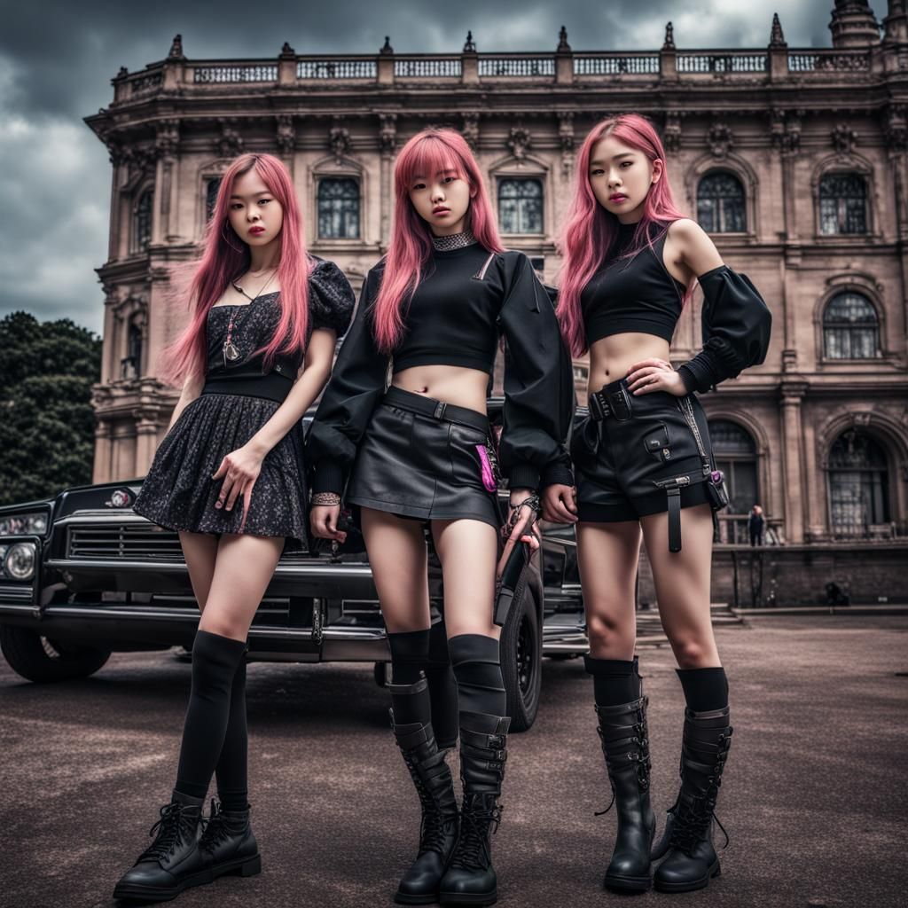 Hyperrealistic BlackPink Concert Photo in 64 Megapixels