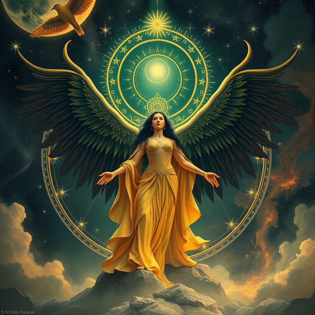 Cosmic Virgin Huntress: Ancient Goddess of the Stars