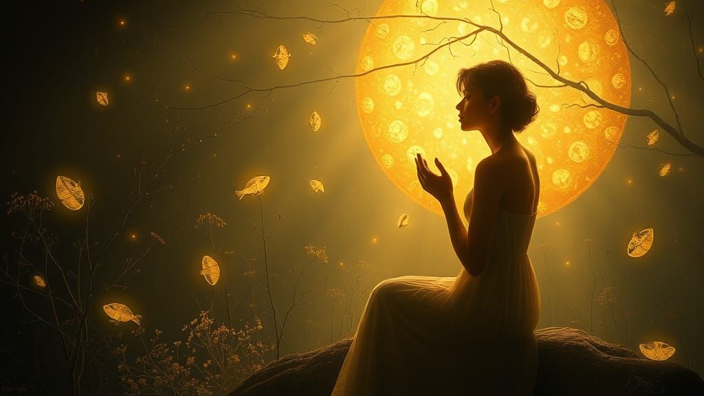 Sublime Self Portrait in Ethereal Glow