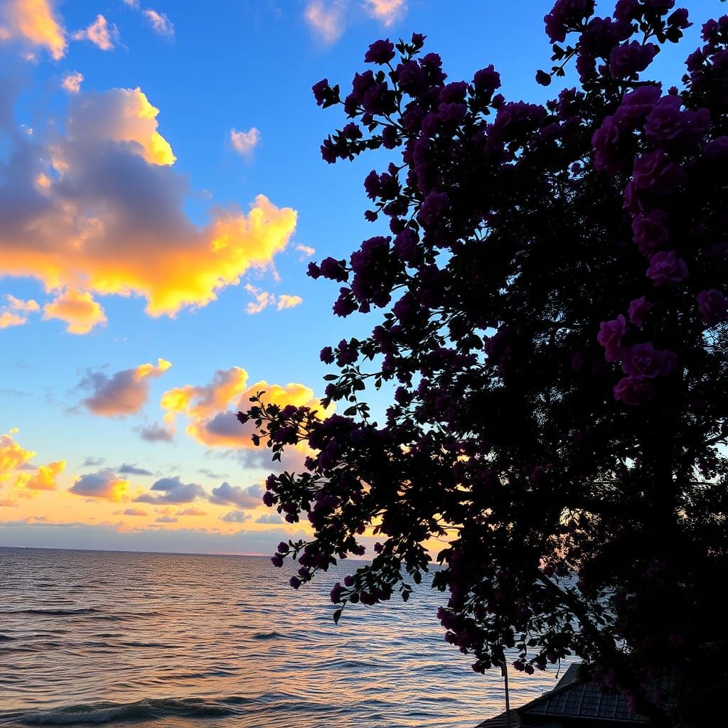 Dreamlike Sky: Nostalgic and Surreal Scenery