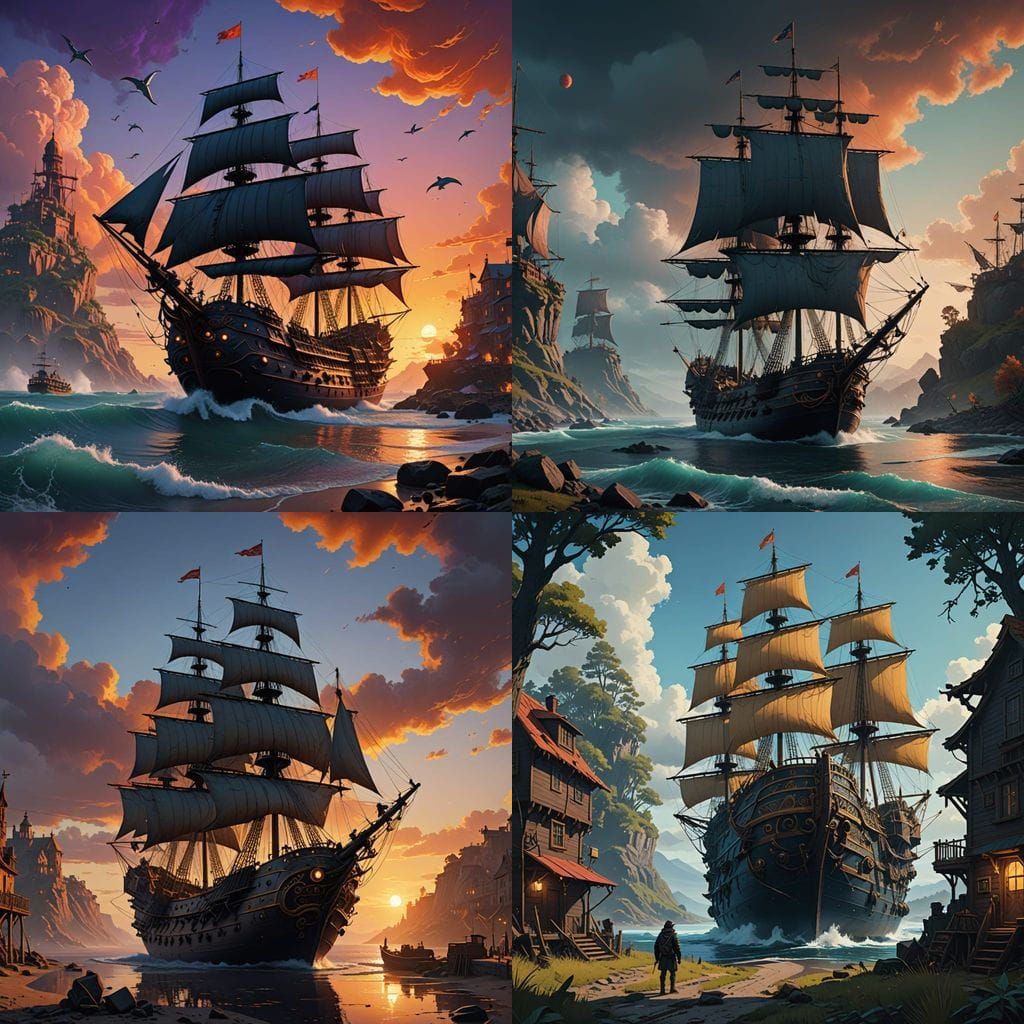 Spanish Galleon in Elegance