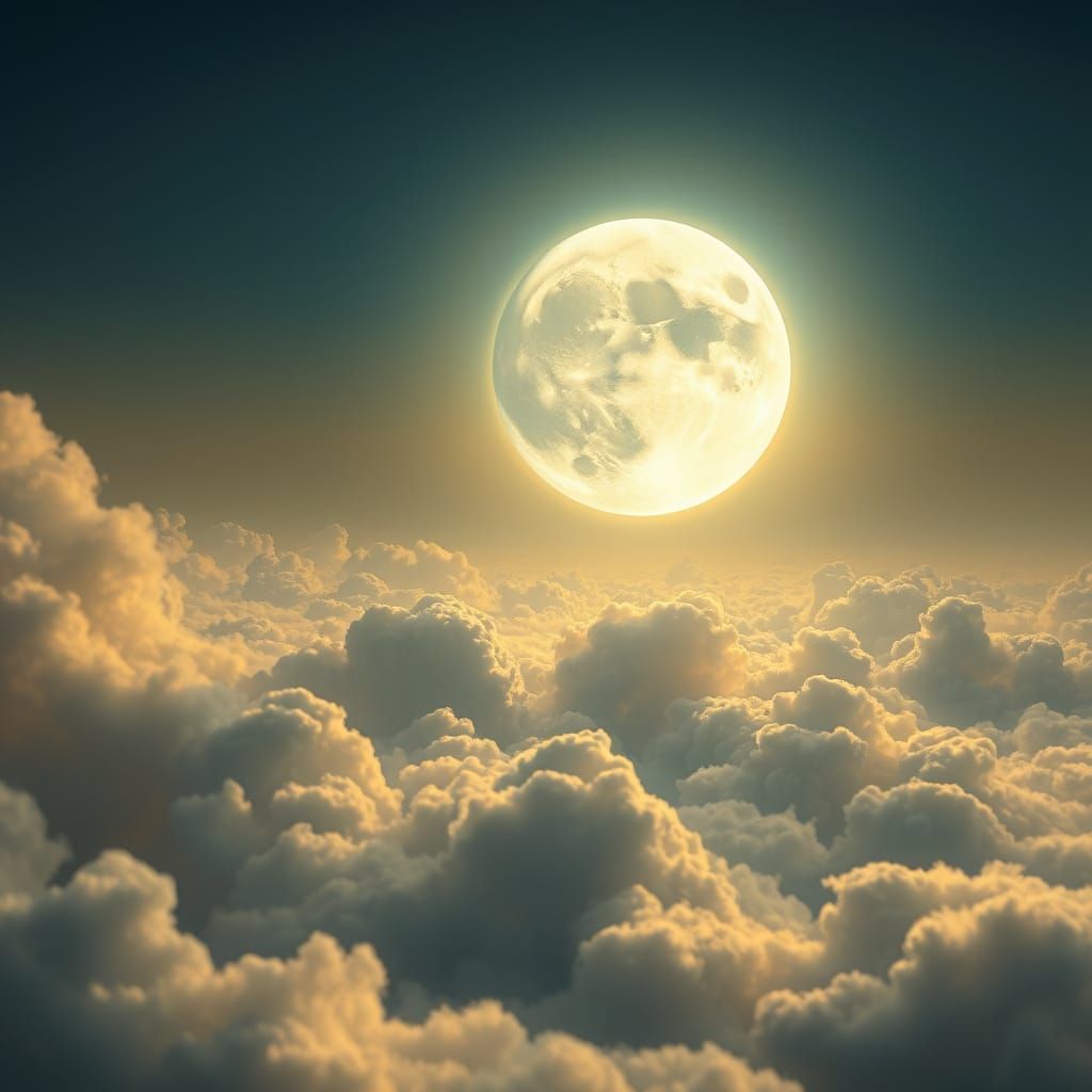 Luminous Moonlit Tapestry in Fantasy Concept Art Style