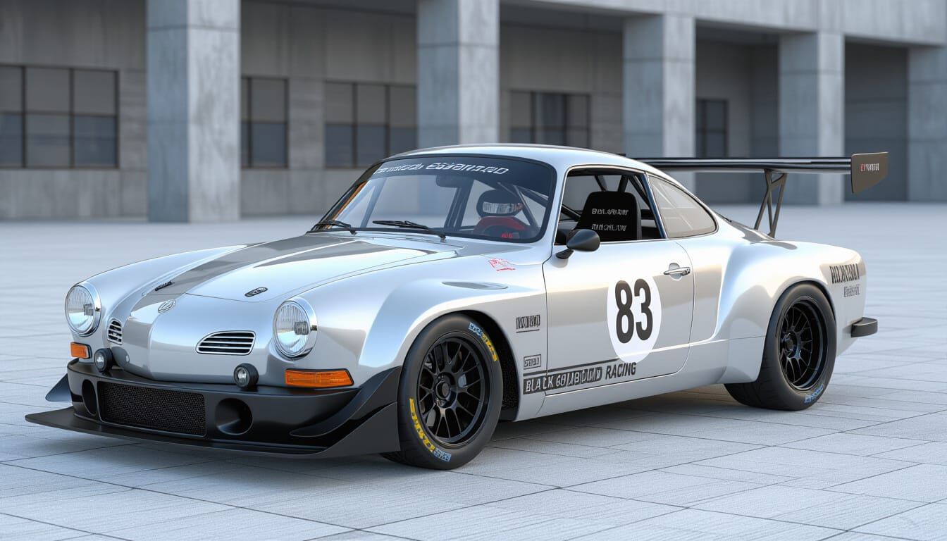 Karmann Ghia GT3 Retro-Modern Race Car Concept