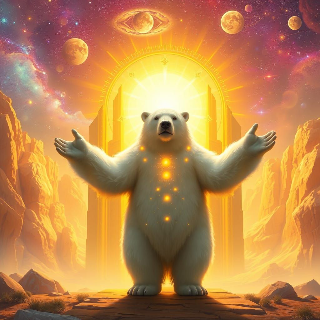 Regal Polar Kin Awakens Radiant Southern Castle of Giving in...