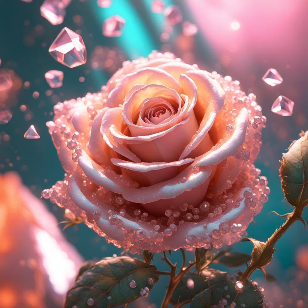 Crystalline Rose: A Light Pink Jewel