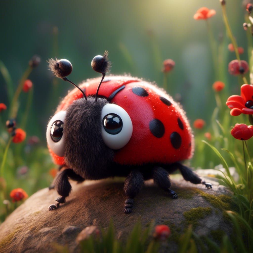 Charming Garden Ladybug