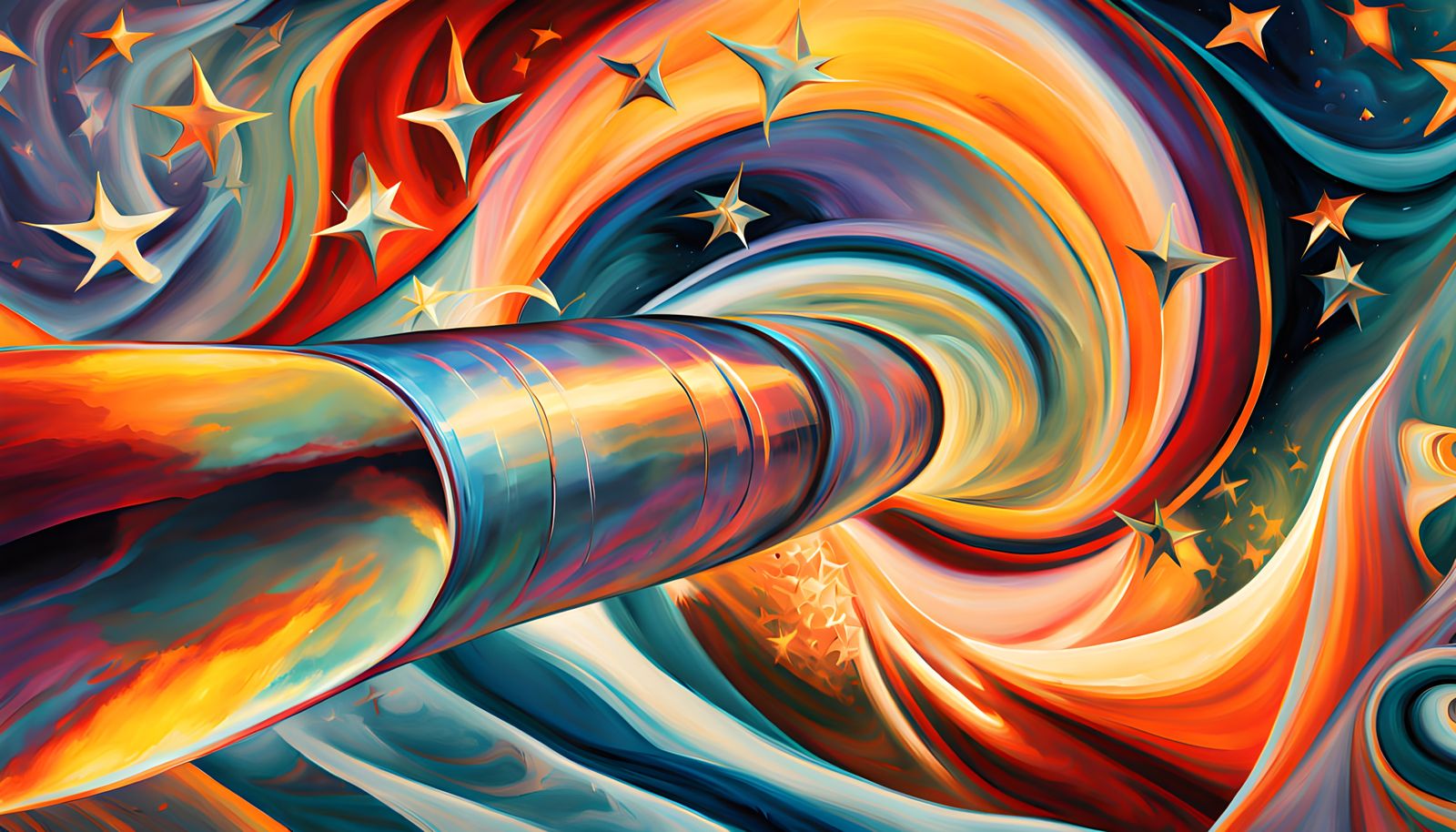 Hyper-Velocity Spacecraft in a Cosmic Vortex