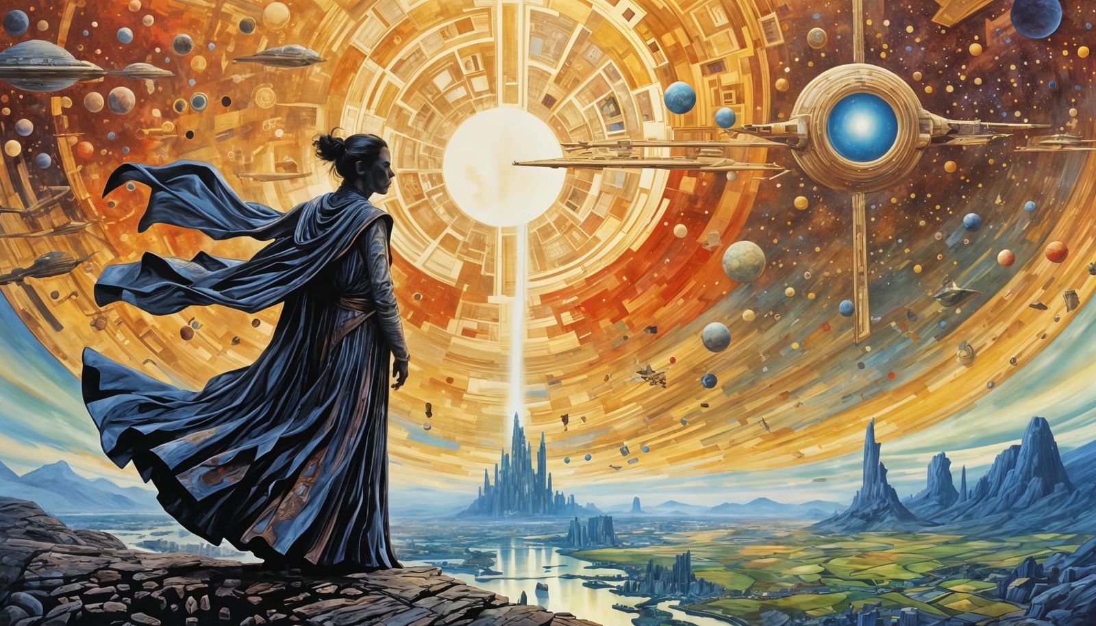 Star Wars in Art Nouveau Style