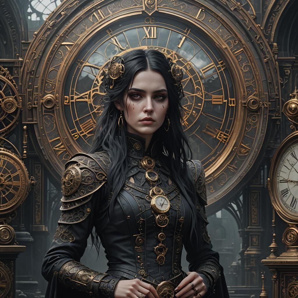 Gothic Time Keeper in Digital Matte Painting