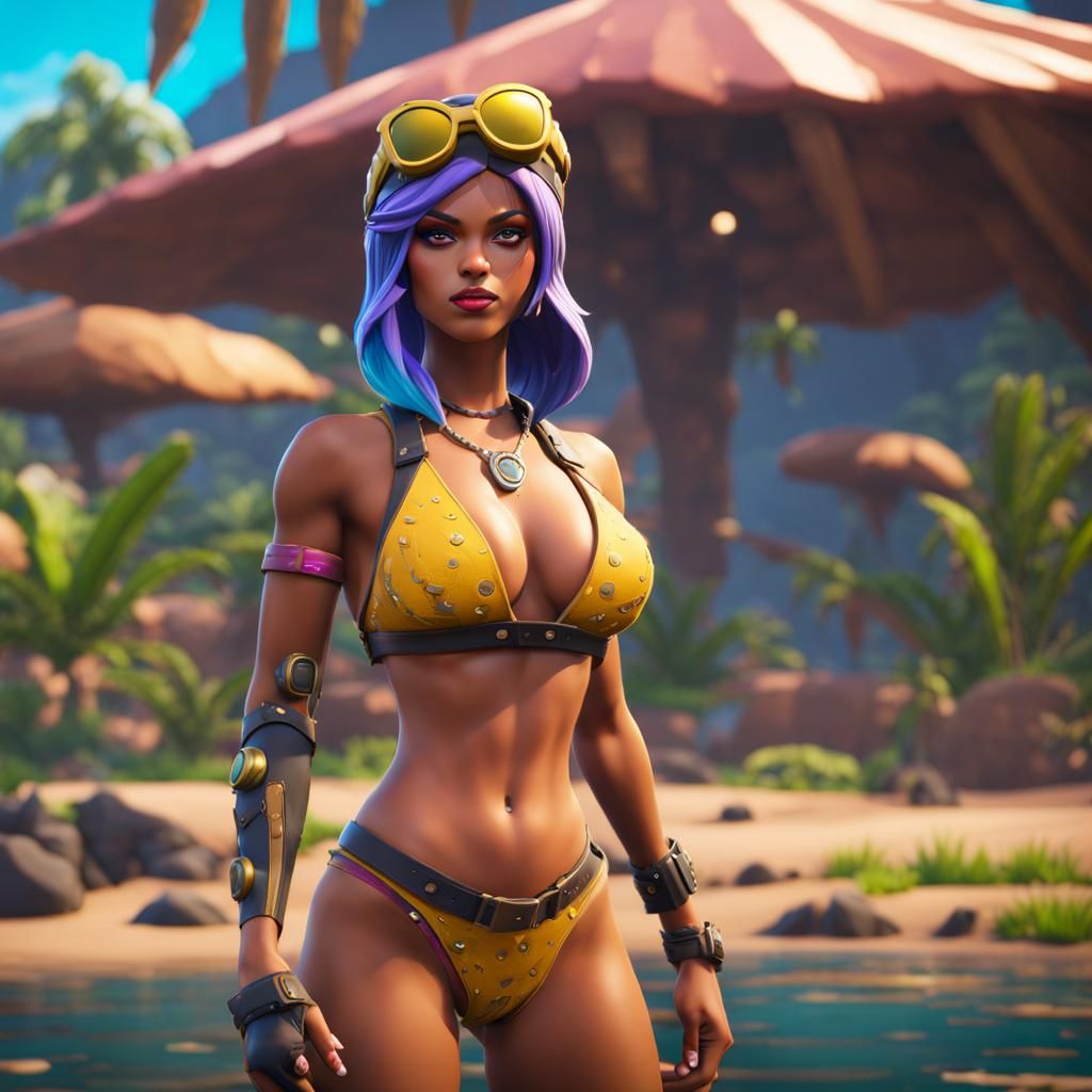 Fortnite Sabina in Micro Bikini: AI Generated Image