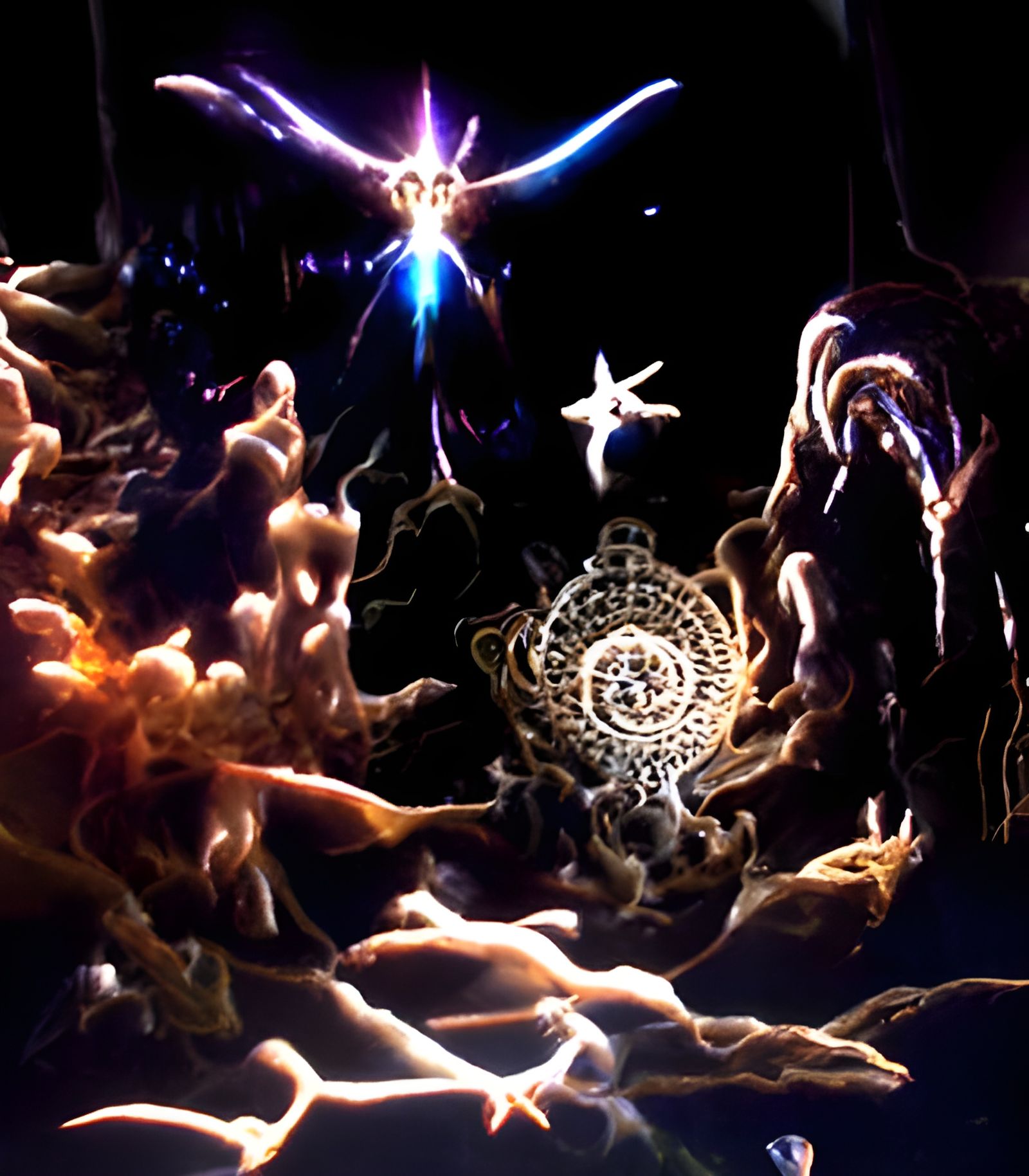 Ethereal Fractals in Angelic Astral Realm