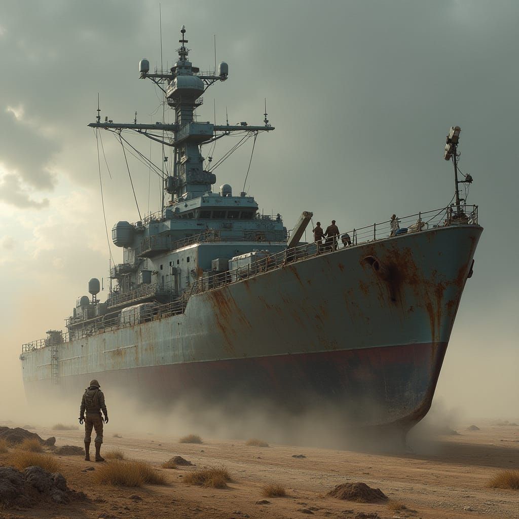 German Navy Ship as Post-Apocalyptic Survival Base