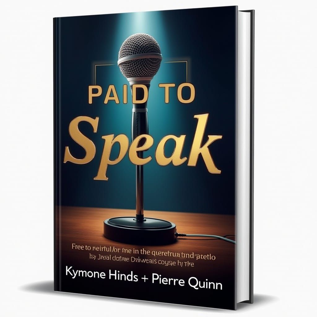 Inspirational Book Cover Design for 'Paid to Speak'