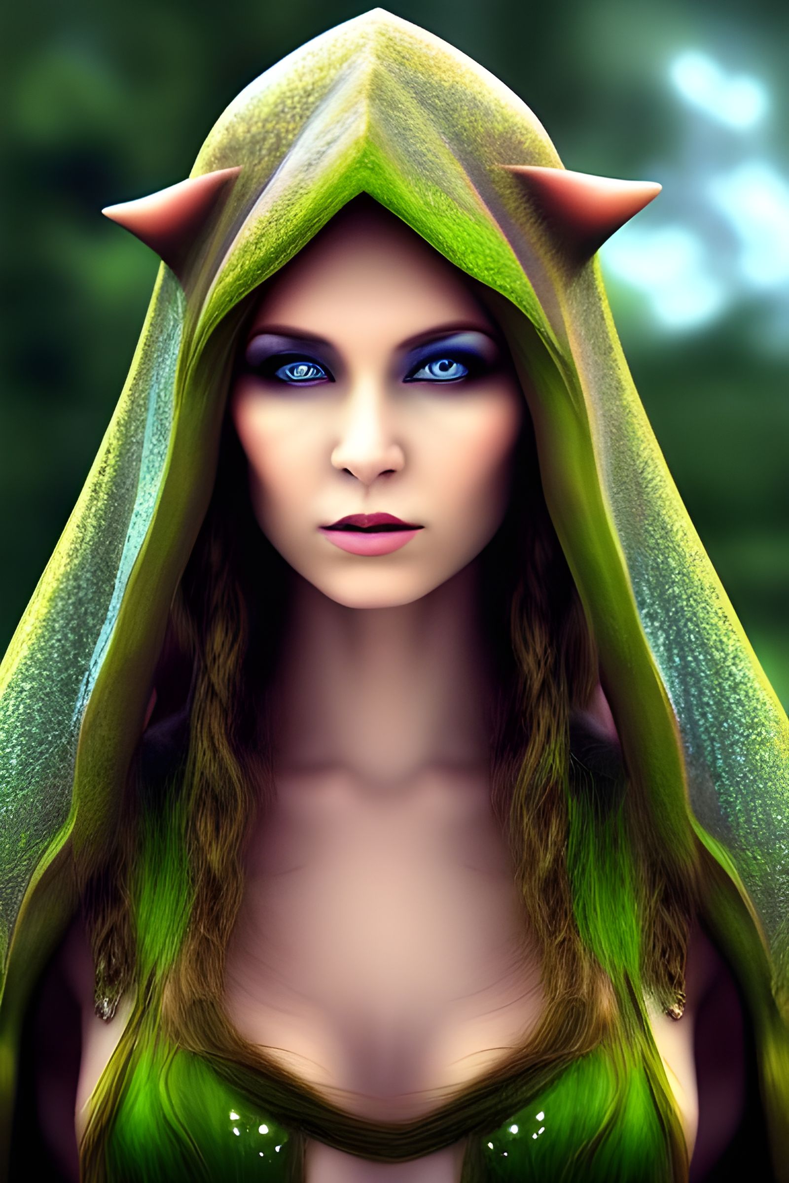 Elven Portrait by the Water